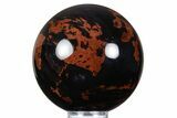 Polished Mahogany Obsidian Sphere #359196-1